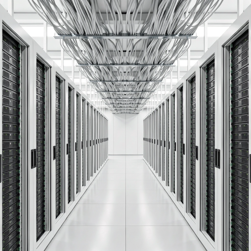 Server infrastructure representing logic systems